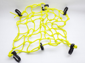 Сетка багажная Rexwear 40X40 желтая (пластиковые крючки)